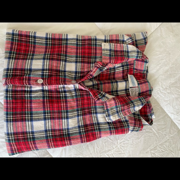 Vintage Plaid Flannel Dress - Picture 7 of 8